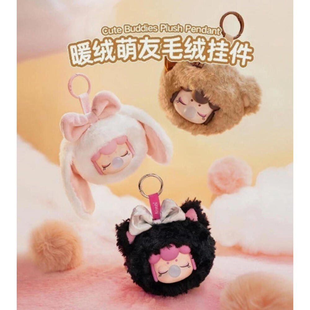 Nanci Cute Buddies Plush Pendant White Bunny